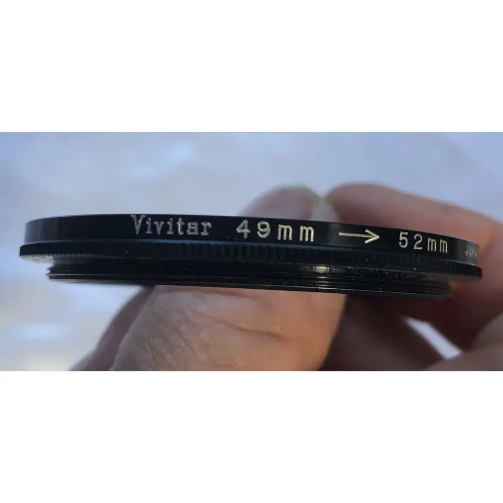 Vivitar Camera Lens Adapter Threaded 49mm - 52mm